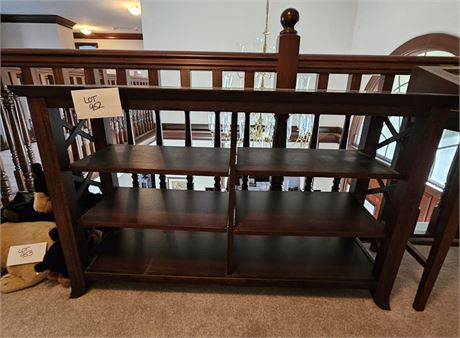 Dark Wood Book Shelf
