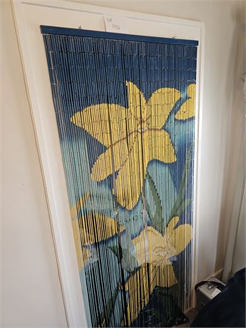 Vintage Bamboo Bead Curtain