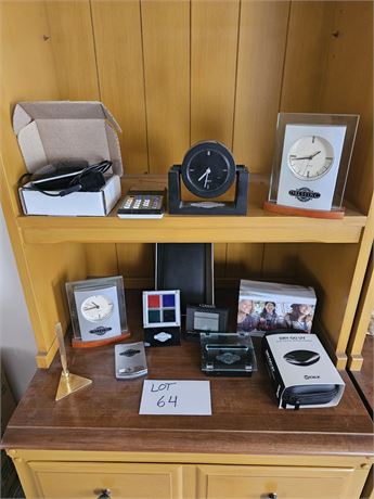 Mixed Electronics- Table Clocks, Dry-Go UV Casio Memory B-1 & More