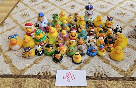 Collectible Assorted Rubber Ducks - Sports, Themed, Holiday & More