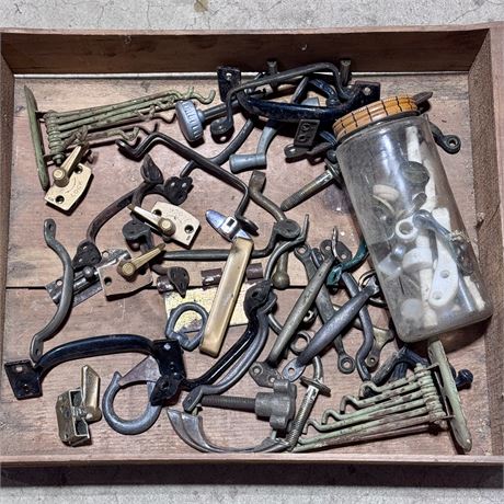 Mixed Lot of Vintage Hardware - Various Handles and More