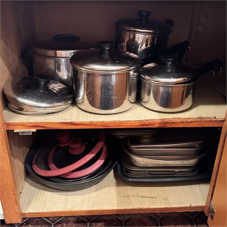 Pots and Pans Cabinet Cleanout