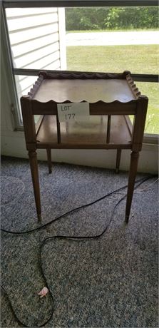 Vintage Wood Side Table