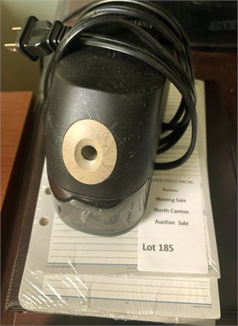 Vintage Electric Desktop Pencil Sharpener, Planner & Planner Refill Page Set