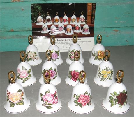 Danbury Mint American Rose Bell Collection
