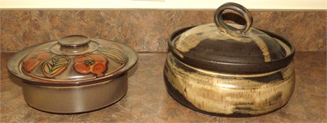 2 Pottery Dishes