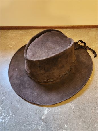 Genuine Leather Hat Made in Mexico