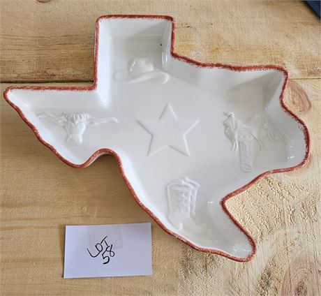 Clay Art Texas Chip Bowl