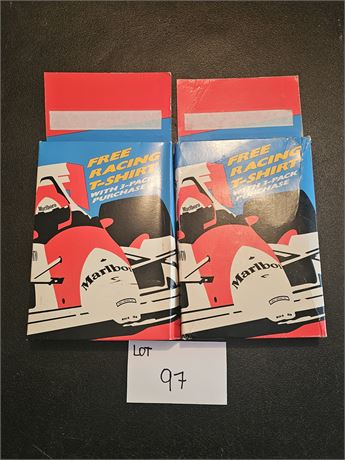Marlboro 1991 Racing T-Shirts Un-Opened Color & Size Vary