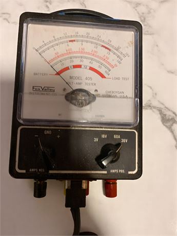 Fox Valley Volt Amp Tester #405