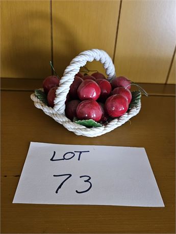 Capodimonte Cherry Basket