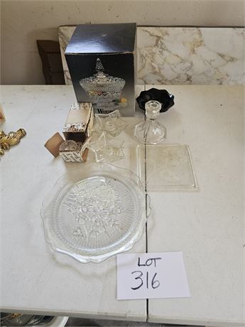 Wexford Footed Candy, Candle Holders & More