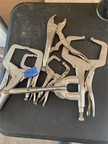 Vise Grip and Welders Grip Lot