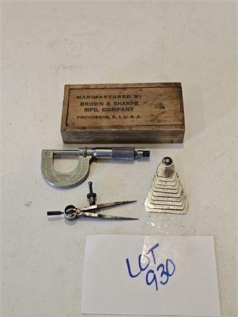 Brown & Sharpe Micrometer & More