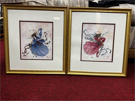 Reimdel Abrams signed Watercolor Prints