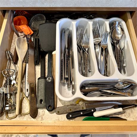 Flatware and Utensil Drawer Cleanout