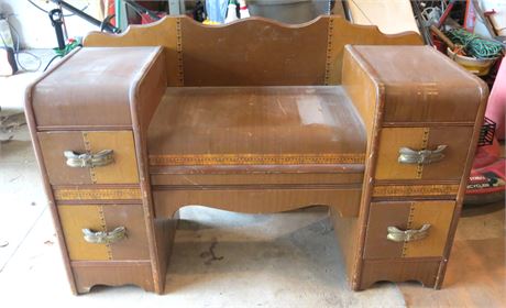 Vintage Waterfall Vanity/Dresser