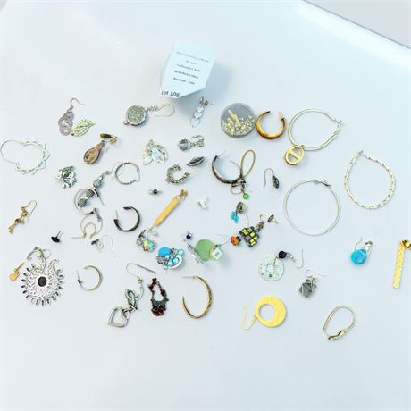 Earring Lot - Single Earrings/No Matches (For Crafting/Repurposing)