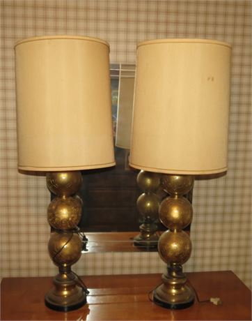 Pair Of Vintage Lamps