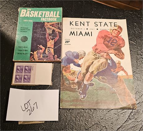 1947 Kent State Vs Miami Football Program, Fact-book & More