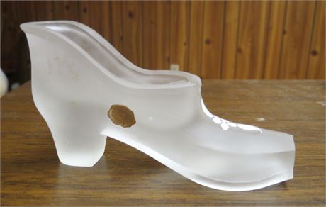 Westmoreland Art Glass Slipper