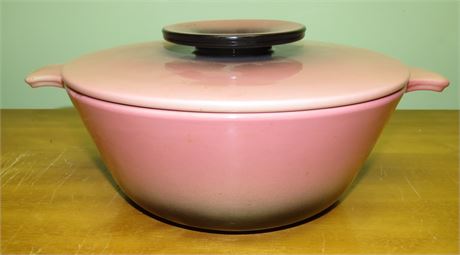 MCM Hull Pottery Divided Casserole Dish