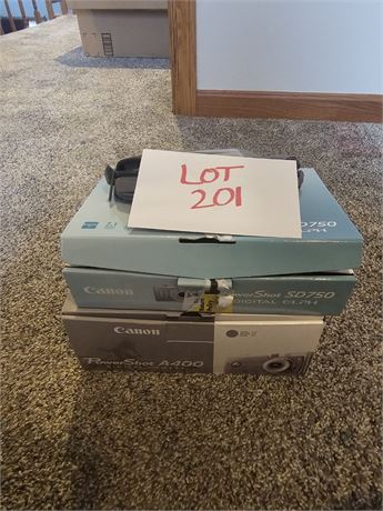 Canon Powershot A400 & Powershot SD750