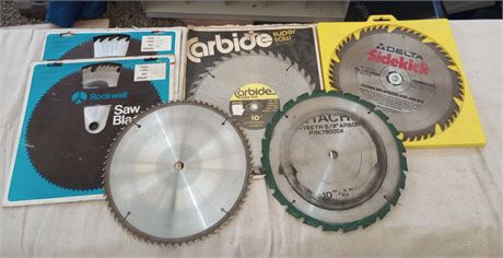 Assorted 10" Saw Blades