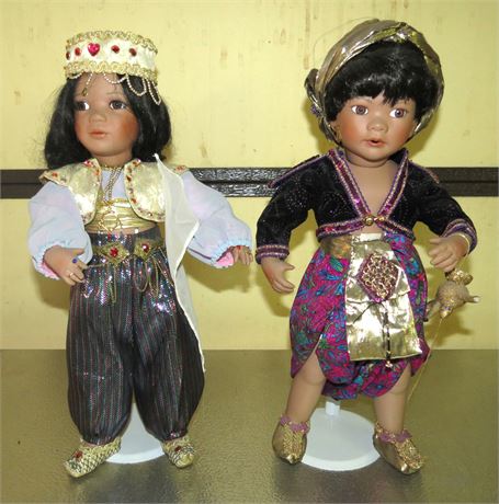 2 Porcelain Dolls