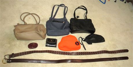 Handbags, Belts, etc