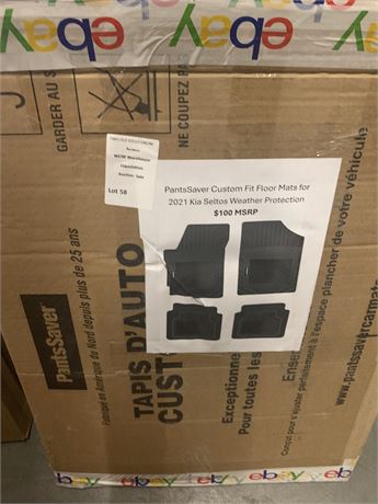 PantsSaver Custom Fit Floor Mats For 2021 Kia Seltos