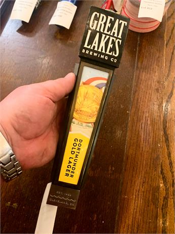 Great Lakes Brewing Co Dortmunder Gold Lager Beer Tap Handle