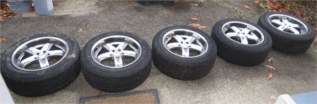 5 Land Rover Wheels, Tires