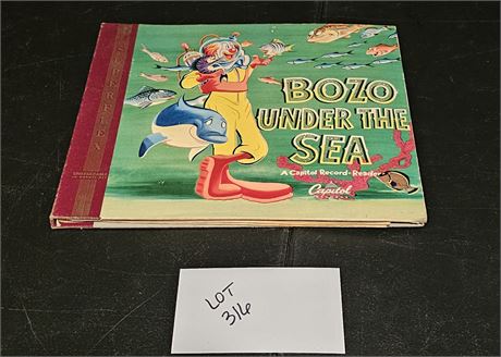 Capitol 1940's "Bozo Under The Sea" Book/Album