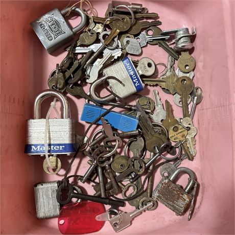 Old Keys and Locks (with keys) - #1