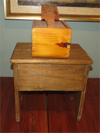 Shoe Shine Stool, Kit