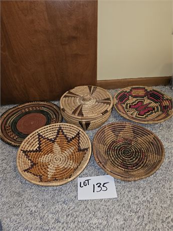 Woven Mexico/Tribal Baskets & Mats