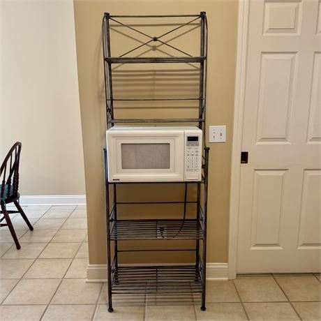 5-Tier Brushed Metal Baking Rack - 24 x 13 x 72"T