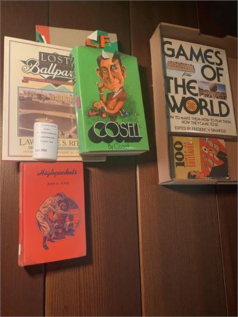 Book Lot - Sports History, Baseball, Sports Commentating & More