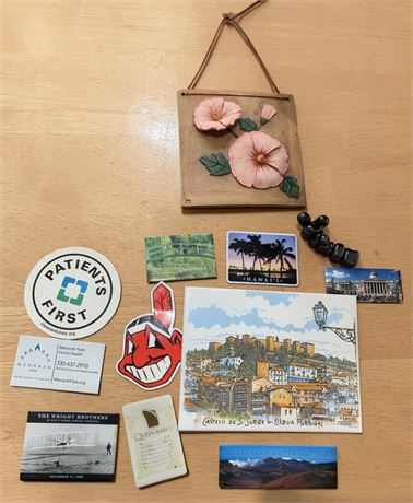 Blum Wall Plaque, Castelo de S. Jorge Lisbon Ceramic Tile, Ohio Souvenir Items