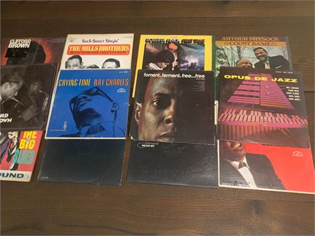 Ray Charles, Roberta Flack, Arthur Prysock, The Mills Brothers Album Lot