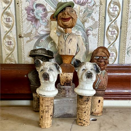 Bundle of Old Wine and Bottle Stoppers