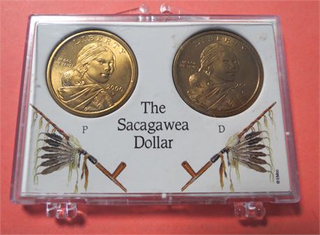 Sacagawea 2 Coin Set