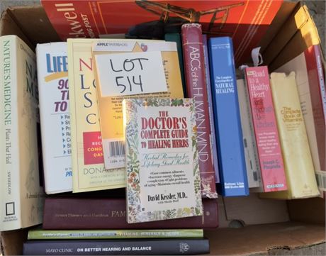 Mixed Health Book Lot & More