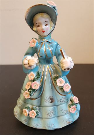 Lefton Geo Z Southern Belle Hand Painted Figurine