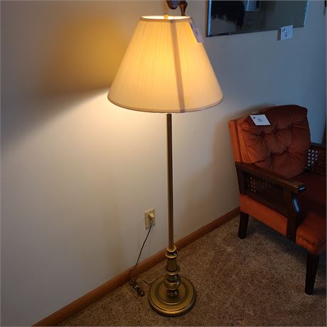 Brass Color Floor Lamp
