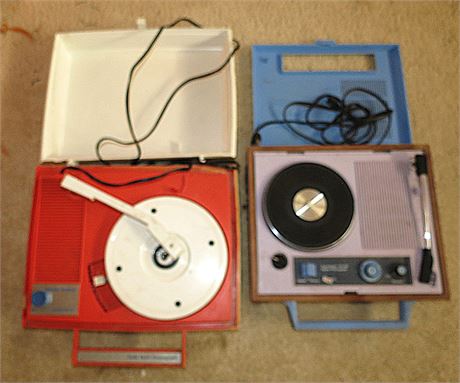 Vintage Portable Record Players
