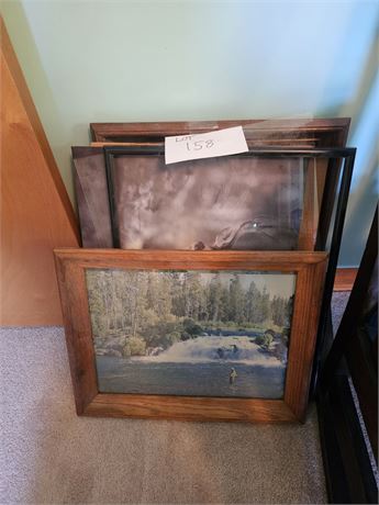 Mixed Art Prints- Hunting, Fishing, Outdoor Theme, Size & Maker Vary