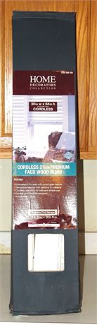 Faux Wood Blind