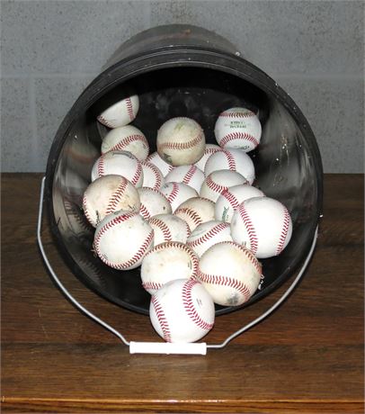 Bucket of Baseballs